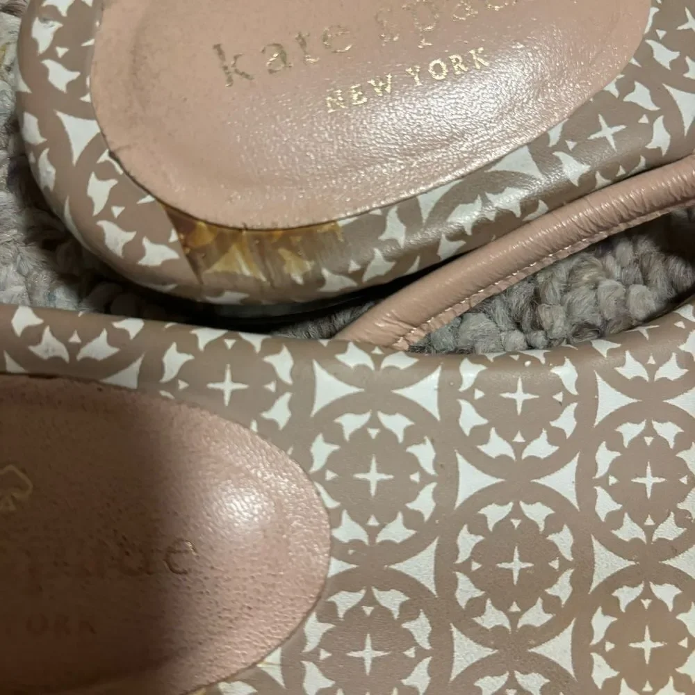 Kate Spade New York Sandal MISTIC Bow Pink NAPPA Leather- Size 9.5